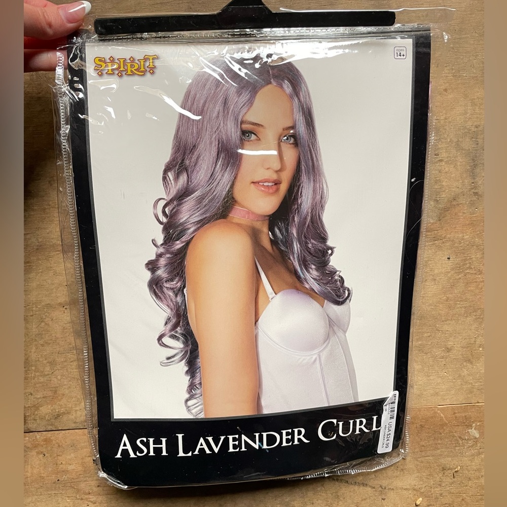 Purple hair wig